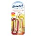Refresh Your Car Dual Scent Vent Sticks -Fresh Strawberry / Cool Lemonade