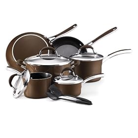 Buy Farberware Affiniti 12-Piece Cookware Set, Red