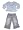Lipstik - Infant Baby Girls Long Sleeved Pant Set, Lt. Blue, Denim (Size 6-12Months)
