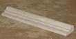 Durango Beige Travertine Honed & Unfilled Chair Rail Listello Decorative Moldings Chairrail Trims 2" x 12" Matching With Our Mosaic Tiles