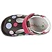 Momo Baby Girls First Walker/Toddler Polka Dots Brown T-Strap Leather Shoes