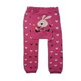 from Inda-Bayi Baby - Toddler Unisex Trousers / Leggings - Bunny playing Flute