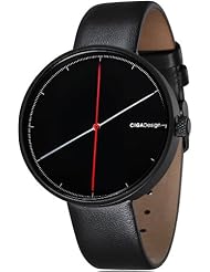Chrono Bergmann christmas/birthday gifts Ciga Design 009 Series Wristwatch Reddot Design Award Watches Simple Brief Style for Men Gentel Man Women Ladies Couples