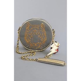 Betsey Johnson The Crossbody in Gray Blingin' Tiger,Bags (Handbags/Totes) for Women