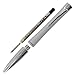Parker 27940 Parker Urban Retractable Ballpoint Pen, Silver Lacquer Brl, Black Ink, Med Pt, 1 Unit