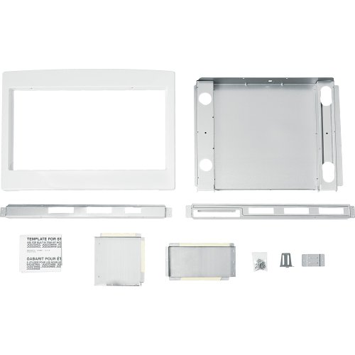 27 Deluxe BuiltIn Trim Kit for GE Countertop Microwaves White Cheap