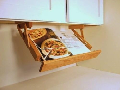 Under Cabinet Mounted Cookbook Holder by Ultimate Kitchen Storage