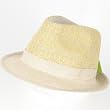 New Linen Cotton Vented Crown Stingy Fedora Hat Beige Small - Medium