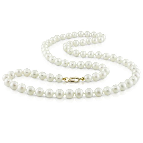 10KY 5-6mm white freshwater 18 inch