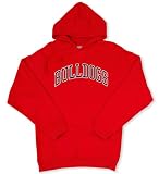 Georgia Bulldogs Classic Hooded Pullover Sweatshirt with Arch (Medium, Red)