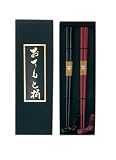 木製 宴塗立箸(結び箸置付き) 2膳組
