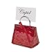 Mini Handbag Placecard Holder - Red