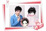 15-20cm Short Black Mikado Ryugamine Durarara!! Drrrcosplay Wig Rw49