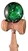 Kiwi Green Marble Ball Kendama - Traditional Japanese Toy - Improves Hand-Eye Coordination