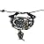 Real Spark Punk Style Unisex Vintage Leather Wristband Metal Rings Pendant Tribal Wrap Bracelet