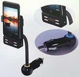 EMARTBUY APPLE FM TRANSMITTER, CAR CHARGER & FULL HANDS-FREE CAR KIT FOR APPLE IPHONE 4G, IPHONE, IPHONE 3G/3GS, IPOD TOUCH, TOUCH 2 AND 3 AND IPOD PLAYER WITH DOCK CONNECTOR