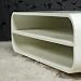 Retro TV-Tisch/Couchtisch SCOOP, Weiß – orig. verp. B-Ware
