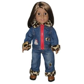 Light Blue Garden Clogs for 18 Dolls Like American Girl Doll by Silly Monkey