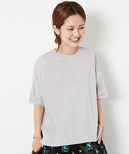 (アメリカンラグシー) AMERICAN RAG CIE ベロア 切り替え プルオーバー Tシャツ 208-AHS-L162-CT087