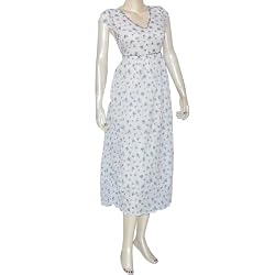 Spring Summer Dresses - Sun Dress Casual Tank Spaghetti Straps Flirty Cotton Fabric Size 16 (sds122b)