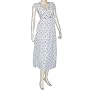 Sun Dress Casual Tank Spaghetti Straps Flirty Cotton Fabric Size 14 (sds122a)