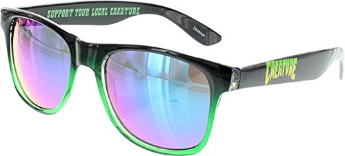 Creature Chronicopolis Wayfarer Sunglasses [Black/Green]
