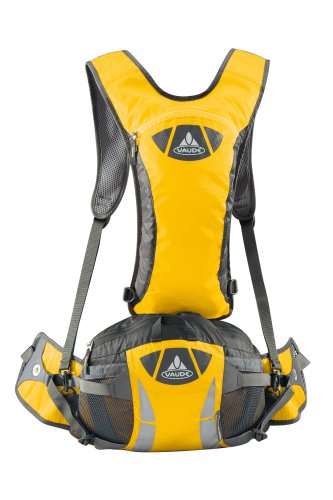 Vaude Hüfttasche Nordic Walker 8+5, 8+5 Liter, gelb/anthrazit