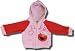 Elmo "Loves You" Pink and Red Full-zip Hoodie for Infant Girls - 24 Months