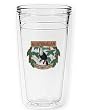 Guatemala Coffee 12 oz Slimline Insulated Beverage Tumbler, Clear