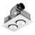 Broan 164 2-Bulb Ventilation Heater Bath Fan with Lights