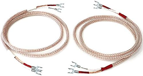 Kimber Kable 12TC Speaker Cable with SPD Standard Spade Plugs - 15Ft Pair (4.5 m)