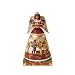 Jim Shore Heartwood Creek Harvest Angel Holding Basket of Fruit with Thanksgiving Scene Figurine 10-Inch
