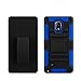 Samsung Galaxy Note 4 Case - Exact Samsung Galaxy Note 4 Case [SideARM Series] - Rugged Holster Case with Kickstand for Samsung Galaxy Note 4 (SM-N910S / SM-N910C) Blue/Black
