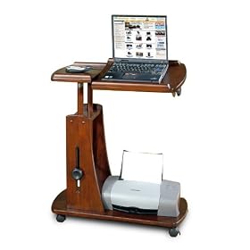 Studio RTA Deluxe Laptop Cart - Rosewood