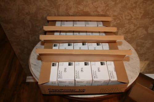 20 Ricoh JP-6 / Gestetner CPI6 / Savin 4557 / Standard 3340 Compatible Brand Black Inks. For use in Ricoh JP1030, Gestetner 5306, Savin 3150, Standard SD300 Digital Duplicators.