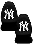 A Set of 2 MLB Major League Baseball Licensed Universal-Fit Front Bucket Seat Cover - New York Yankees