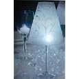 David Tutera Swirl Print Vellum Wrap Shades, 12/Pkg