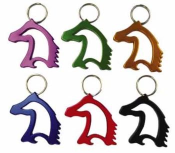 Horse Head Bottle Opener Keychain
