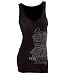 Natural Born Yogi Magic Mantra Womens Yoga Shirt - S, Black