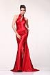 #7701 Halter Corset Bodice Bridesmaids Evening Formal Dress