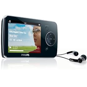 Philips GoGear Opus 8GB MP3 and Video Player with 2.8 Inch LCD (works with BBC iPlayer)