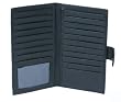Womens Genuine Cowhide Leather Bifold Credit Card Holder Wallet