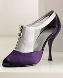 Peep-toe pump