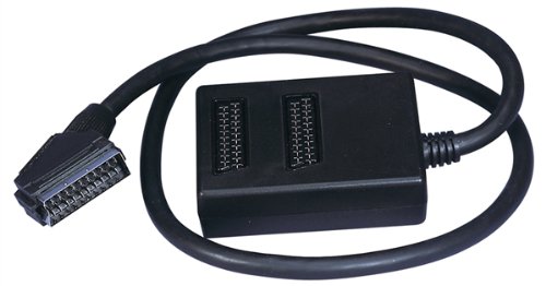 2-WAY Scart Splitter, Black