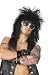 Rockin' Dude Black 80's Wig for Adult Halloween Costume