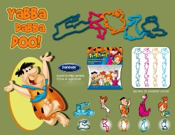 Click to see more detail The Flintsones Logo Bandz Silly Kids Rubber Bands 20PK,cheap The Flintsones Logo Bandz Silly Kids Rubber Bands 20PK