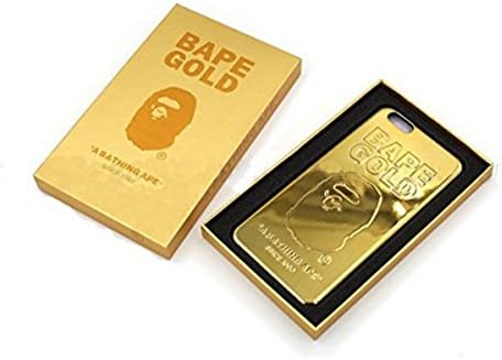 Bape GOLD iPhone( 6/6s PLUS+) Special Edition iPhone Case 24k Gold SUPERIOR Shine! (Plated Gold)