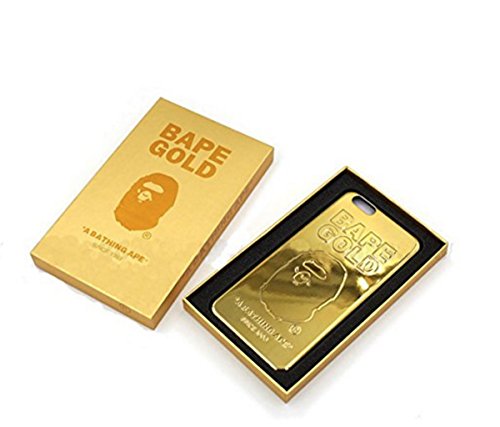 Bape GOLD iPhone( 6/6s PLUS+) Special Edition iPhone Case 24k Gold SUPERIOR Shine! (Plated Gold)