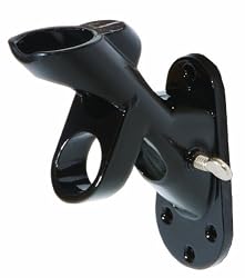 Toland Home Garden 410146 Black 2 Position Metal Pole Bracket