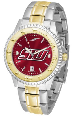 Southern Illinois Salukis SIU NCAA Mens Two-Tone Anochrome Watch
